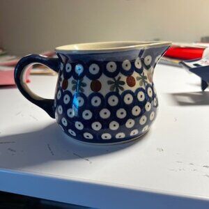 Handmade Polish Cream Pitcher